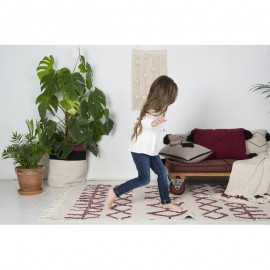 Lorena Canals - Χαλί Δωματίου Bereber Burgundy 140x200cm