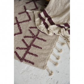 Lorena Canals - Χαλί Δωματίου Bereber Burgundy 140x200cm