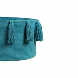 Lorena Canals - Καλάθι Αποθήκευσης Tassels Petroleum 30x45cm