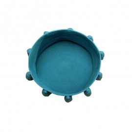 Lorena Canals - Καλάθι Αποθήκευσης Tassels Petroleum 30x45cm