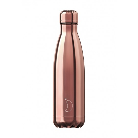 Chillys Bottles - Μπουκάλι Θερμός Chrome Rose Gold 500ml