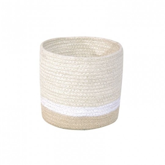 Lorena Canals - Καλάθι Αποθήκευσης Mini Tricolor Off White 15x15cm