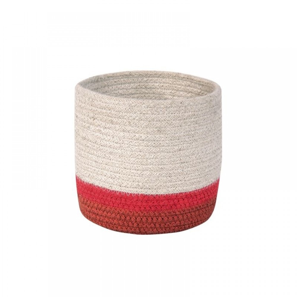Lorena Canals - Καλάθι Αποθήκευσης Mini Tricolor Natural 15x15cm