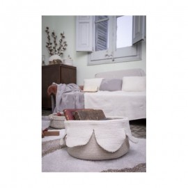 Lorena Canals - Καλάθι Αποθήκευσης Petals Off White 