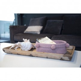 Lorena Canals - Καλάθι Αποθήκευσης Tray Ash Rose 30x12cm