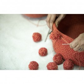 Lorena Canals - Καλάθι Αποθήκευσης Tray Brick Red 30x12cm