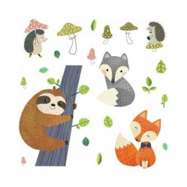 Roommates - Αυτοκόλλητα Τοίχου "Forest Friends Giant"