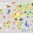 Roommates - Αυτοκόλλητα Τοίχου "Kids World Map"