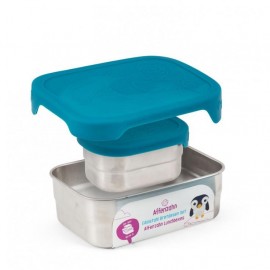 Affenzahn - Σετ 2 Ανοξείδωτα Φαγητοδοχεία Πετρόλ