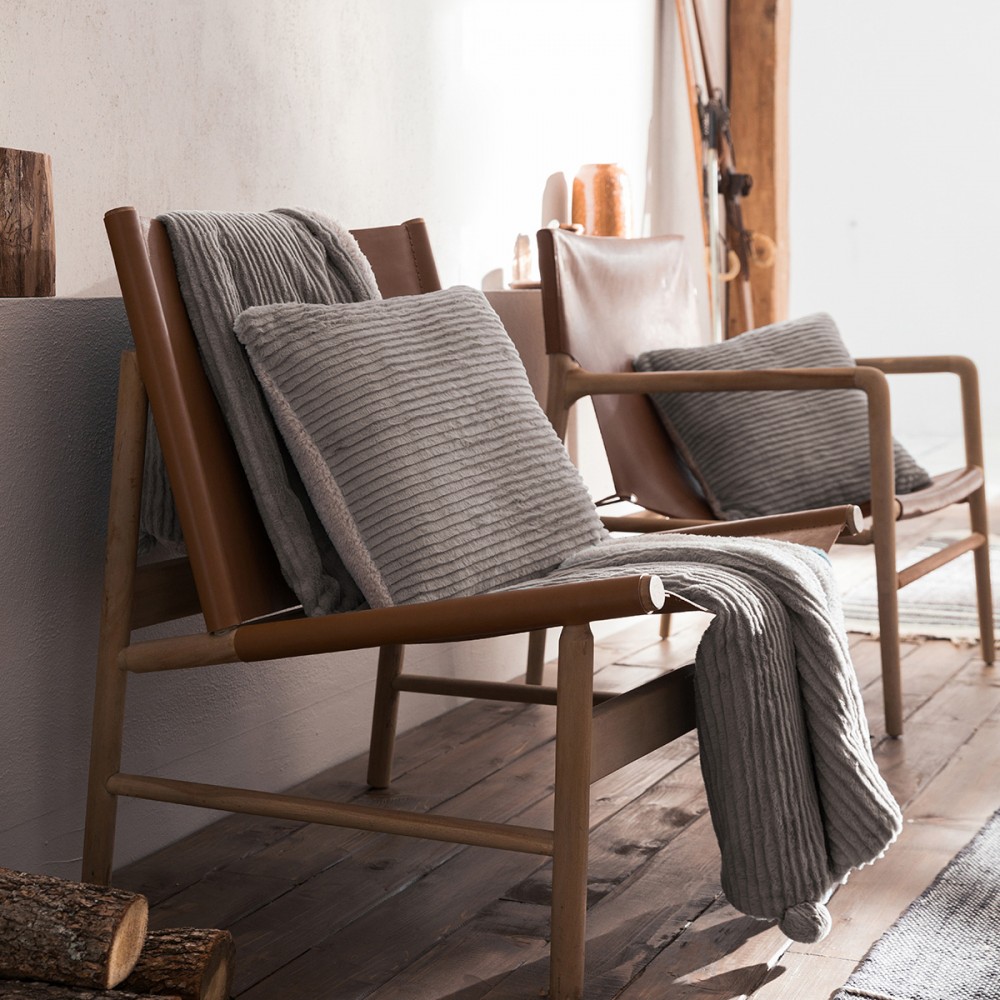 Gofis Home - Κουβερτάκι Softy 130x170cm Σταχτί Γκρι 478/15