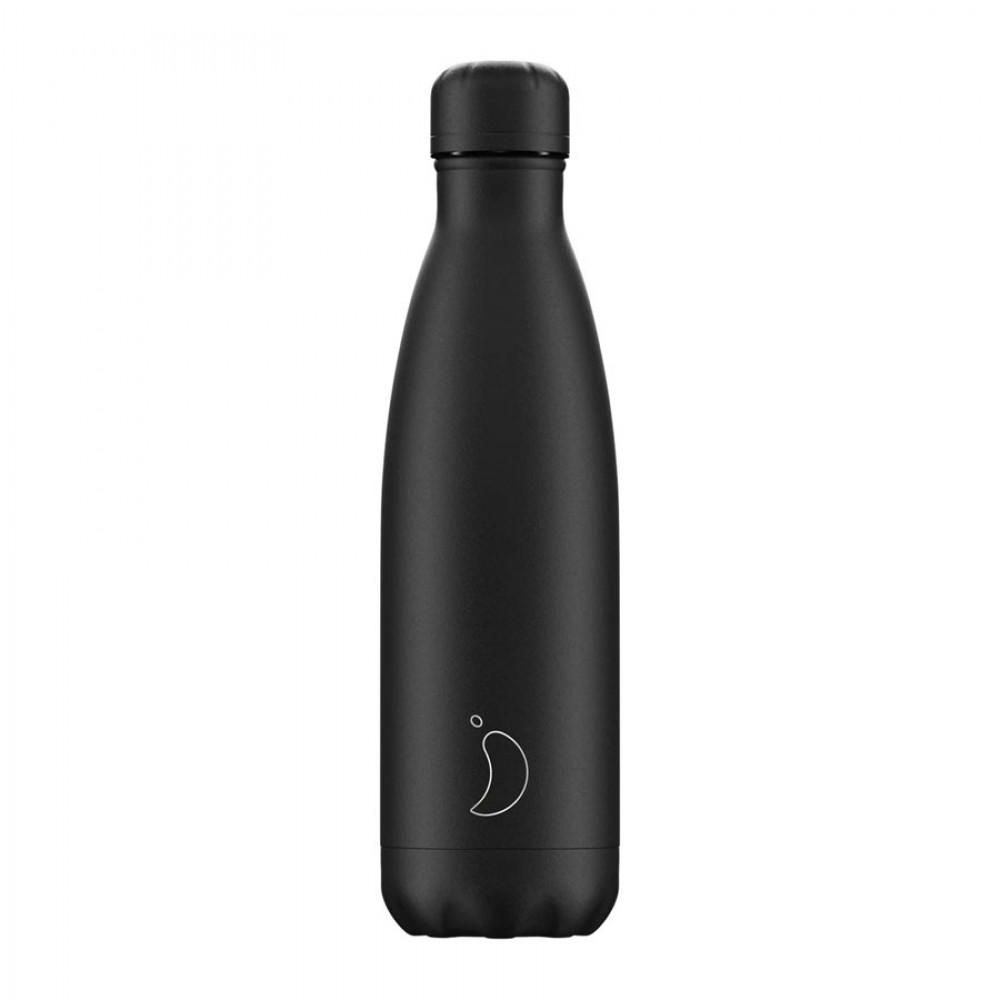 Chillys Bottles - Μπουκάλι Θερμός All Black 500ml