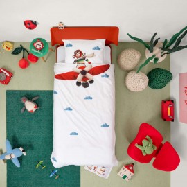 Snurk - Παπλωματοθήκη 140x200cm Airplane Monkey