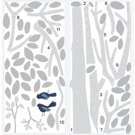 Roommates - Αυτοκόλλητα Τοίχου "Patina Vie Woodland Tree"