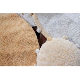 Lorena Canals - Χαλί Δωματίου Bubbly Natural/Honey Ø120cm Lorena Canals - Χαλί Δωματίου Bubbly Natural/Honey Ø120cm