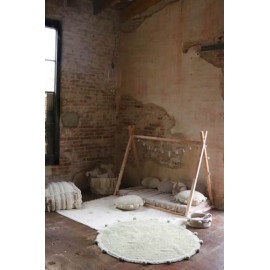 Lorena Canals - Χαλί Δωματίου Hido Natural/Olive 120x160cm Lorena Canals - Χαλί Δωματίου Hido Natural/Olive 120x160cm