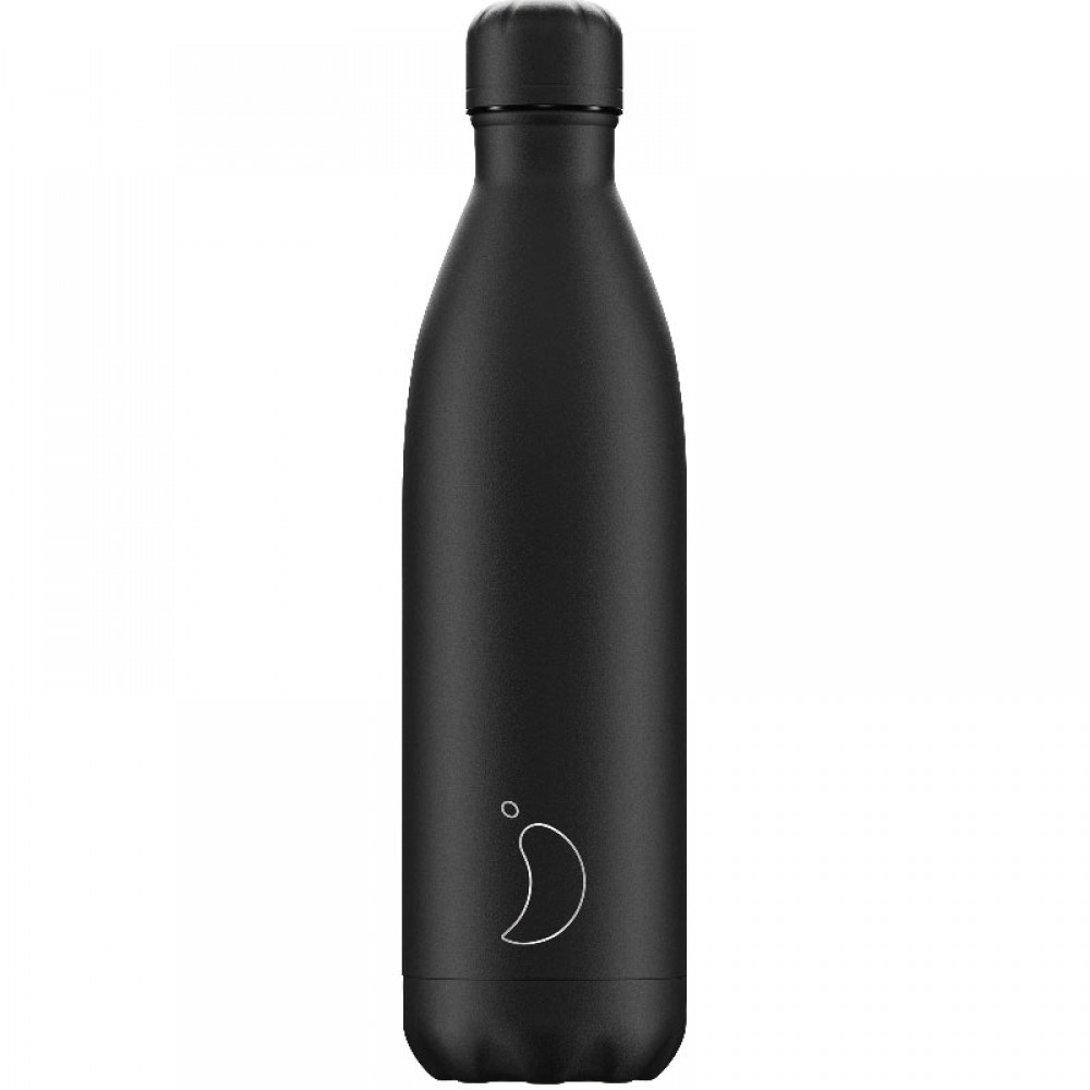 Chillys Bottles - Μπουκάλι Θερμός All Black 750ml