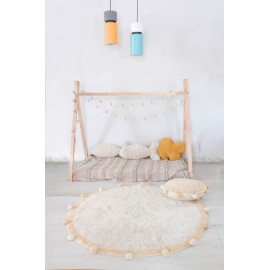 Lorena Canals - Χαλί Δωματίου Bubbly Natural/Honey Ø120cm Lorena Canals - Χαλί Δωματίου Bubbly Natural/Honey Ø120cm