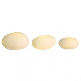 Raeder - Σετ 3 Πορσελάνινα Βότσαλα LED