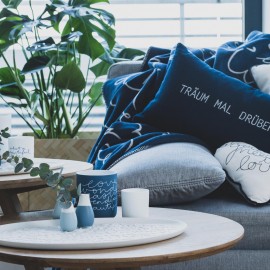 Raeder - Μίνι Βάζα Πορσελάνης Pastels Blue Σετ 4 τμχ