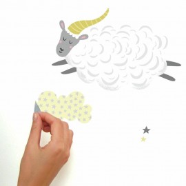 Αυτοκόλλητα Τοίχου "Counting Sheep"