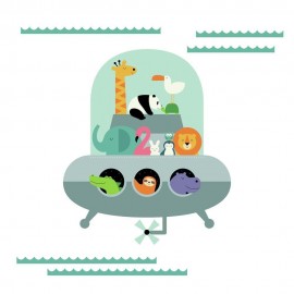 Roommates - Αυτοκόλλητα Τοίχου "Animal Underwater"