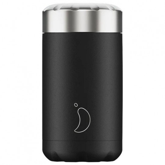 Chillys Bottles - Food Pot Θερμός Black 500ml Chillys Bottles - Food Pot Θερμός Black 500ml