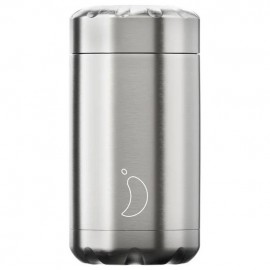 Chillys Bottles - Food Pot Θερμός Silver 500ml