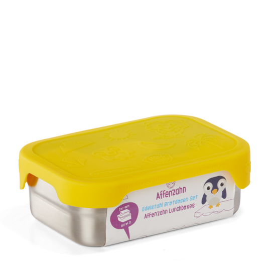 Affenzahn - Σετ 2 Ανοξείδωτα Φαγητοδοχεία Τιγράκι 