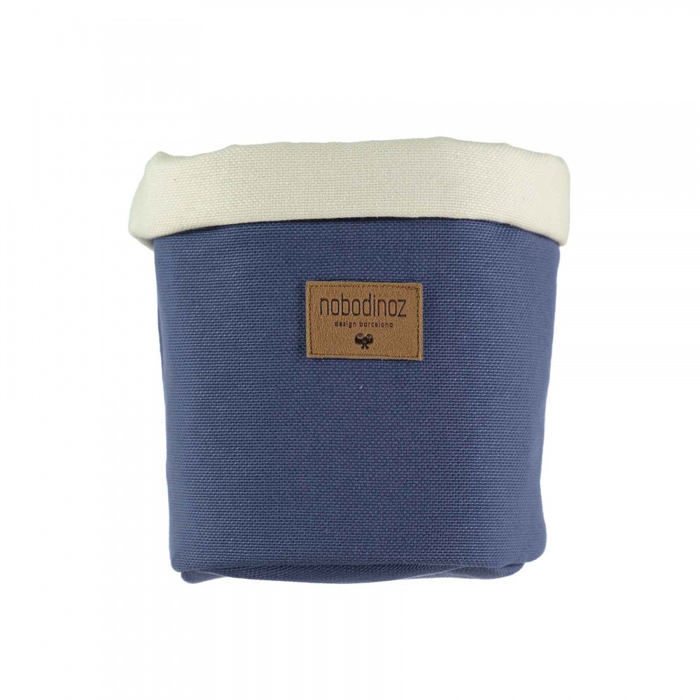 Nobodinoz - Καλάθι Αποθήκευσης Tango Aegean Blue Small
