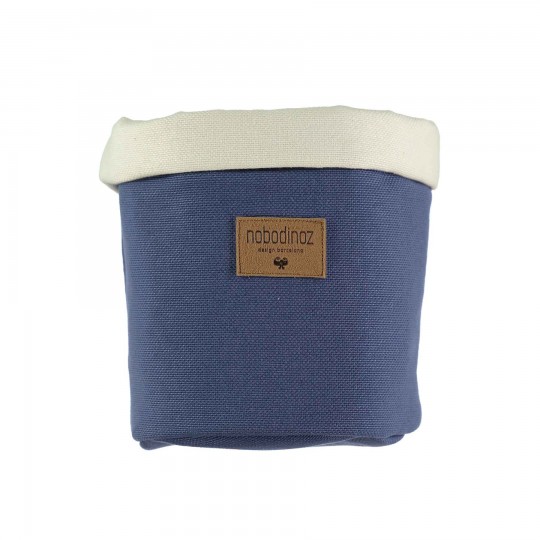 Nobodinoz - Καλάθι Αποθήκευσης Tango Aegean Blue Small