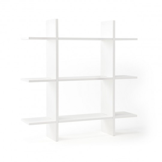 Kids Concept - Ξύλινο Ράφι 3 Επιπέδων White