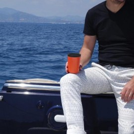 Ekobo - Κούπα Καφέ Bamboo Red 350ml