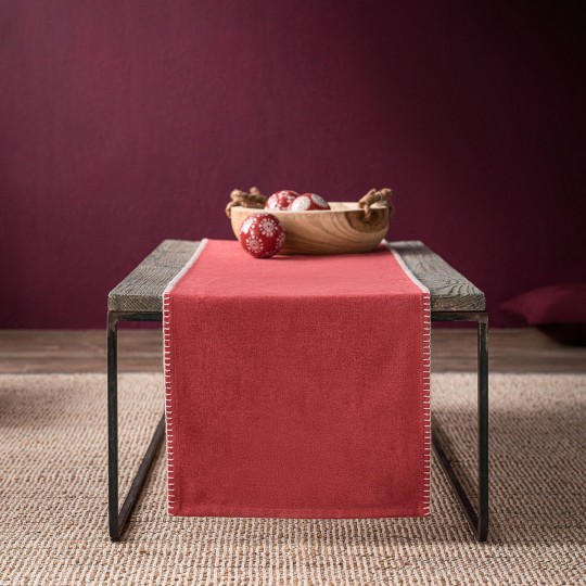 Gofis Home - Runner Edelweiss 35x150cm Rose Orange 114/02 Gofis Home - Runner Edelweiss 35x150cm Rose Orange 114/02