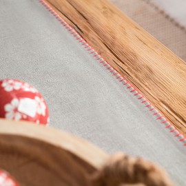 Gofis Home - Runner Edelweiss 35x150cm Γκρι/Πορτοκαλί 114/03