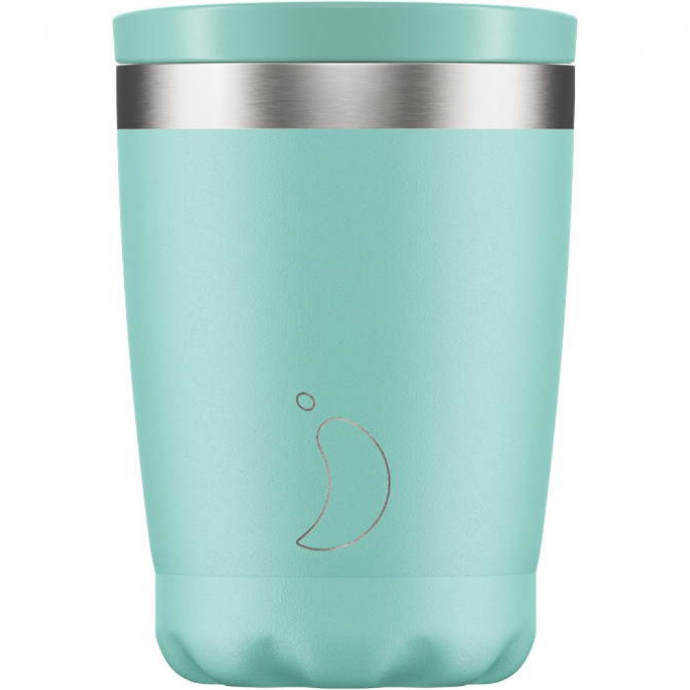 Chillys Bottles - Coffee Cup Pastel Green 340ml Chillys Bottles - Coffee Cup Pastel Green 340ml