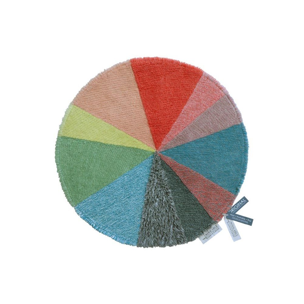 Lorena Canals - Χαλί Δωματίου Woolable Pie Chart Ø120cm Lorena Canals - Χαλί Δωματίου Woolable Pie Chart Ø120cm