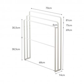 Yamazaki - Κρεμάστρα Για Πετσέτες 3 Επιπέδων WH