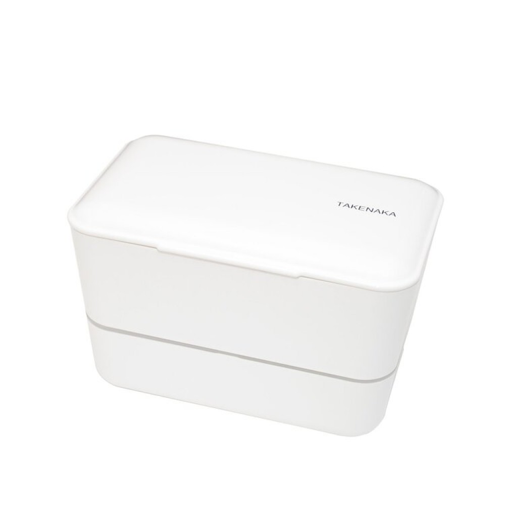 Takenaka - Bento Bite Box Dual White Από Ανακυκλωμένο PET 17,2 x 10,9 x 10,6cm