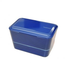 Takenaka - Bento Bite Box Dual Blue Orchid Από Ανακυκλωμένο PET 17,2 x 10,9 x 10,6 cm