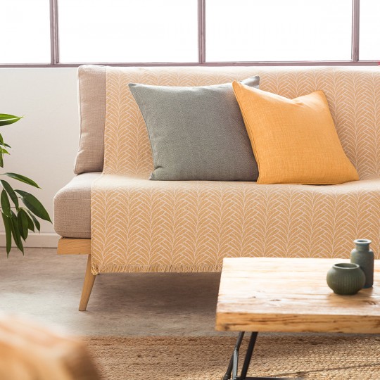 Gofis Home - Ριχτάρι Seashell 180x310cm Mustard 223/04 Gofis Home - Ριχτάρι Seashell 180x310cm Mustard 223/04