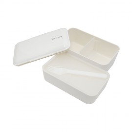 Takenaka - Bento Bite Box Dual White Από Ανακυκλωμένο PET 17,2 x 10,9 x 10,6cm