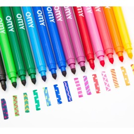 Omy - Μαρκαδόροι Διπλής Όψης 16τμχ "Magical Felt Pens" Omy - Μαρκαδόροι Διπλής Όψης 16τμχ "Magical Felt Pens"