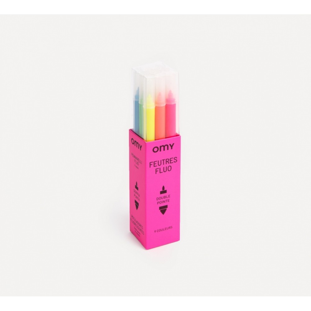 Omy - Μαρκαδόροι 9τμχ Neon