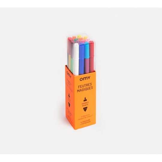 Omy - Μαρκαδόροι Διπλής Όψης 16τμχ "Magical Felt Pens" Omy - Μαρκαδόροι Διπλής Όψης 16τμχ "Magical Felt Pens"