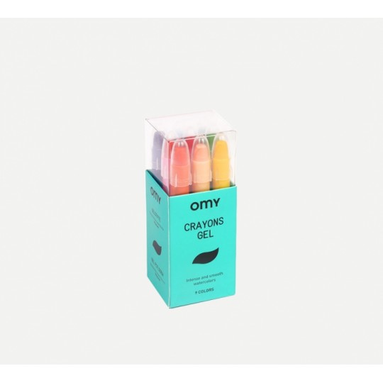 Omy - Κηρομπογιές 9τμχ Gel Crayons Omy - Κηρομπογιές 9τμχ Gel Crayons