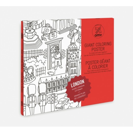 Omy - Αφίσα Γίγας Για Ζωγραφική London
