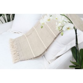 Βαμβακερό Ριχτάρι Meren Off White 130 x 170cm