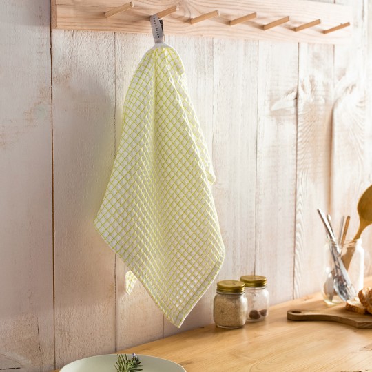 Gofis Home - Ποτηρόπανο Josefin 40x60cm Λαχανί 580/18 Gofis Home - Ποτηρόπανο Josefin 40x60cm Λαχανί 580/18