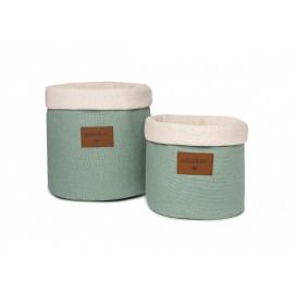 Nobodinoz - Καλάθι Αποθήκευσης Tango Eden Green Small