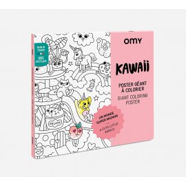 Omy - Αφίσα Γίγας Για Ζωγραφική Kawaii